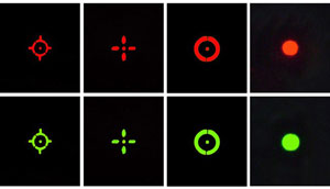 red dot reticles at night