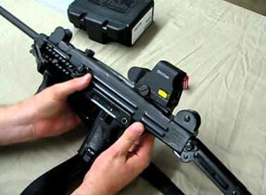 red dot sight mounted