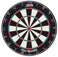 DMI Bandit Staple-free Bristle Dartboard