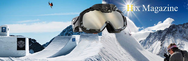 Ski goggles with camera