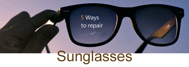 sunglasses scratch repair