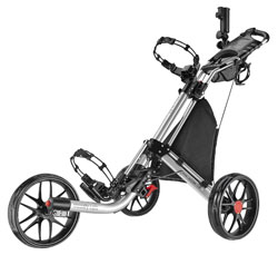 CaddyTek EZ-Fold 3 Wheel Golf Push Cart