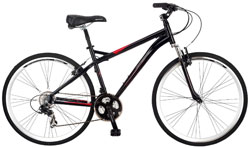 Schwinn Men's Siro 700c Hybrid Bicycle, Black, 18-Inch Frame
