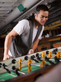 jarring foosball