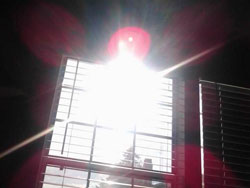 sun through window