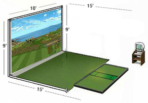 Build a Home indoor Golf Simulator