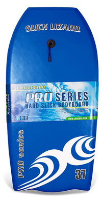 High Performance Bodyboard Pro Series with Leash Bright Neon Slick Backs