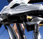 clipless pedals on shoe soles