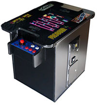 Professionally-Made Commercial Cocktail Arcade, 60 Classic Games