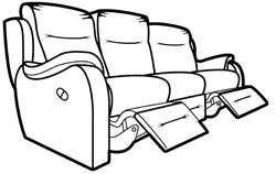 home theater sofa