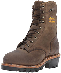 Chippewa Men's 9" Waterproof Insulated Steel-Toe EH Logger Boot