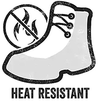 heat resistant material for boots