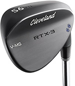 Cleveland Golf Men's RTX-3 VMG (Mid Bounce) Wedge, Black Satin