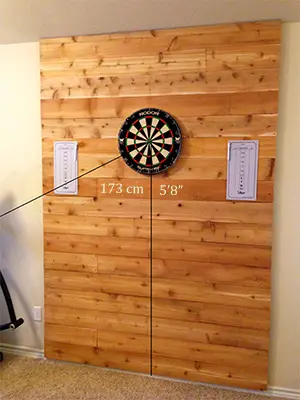 dartboard height