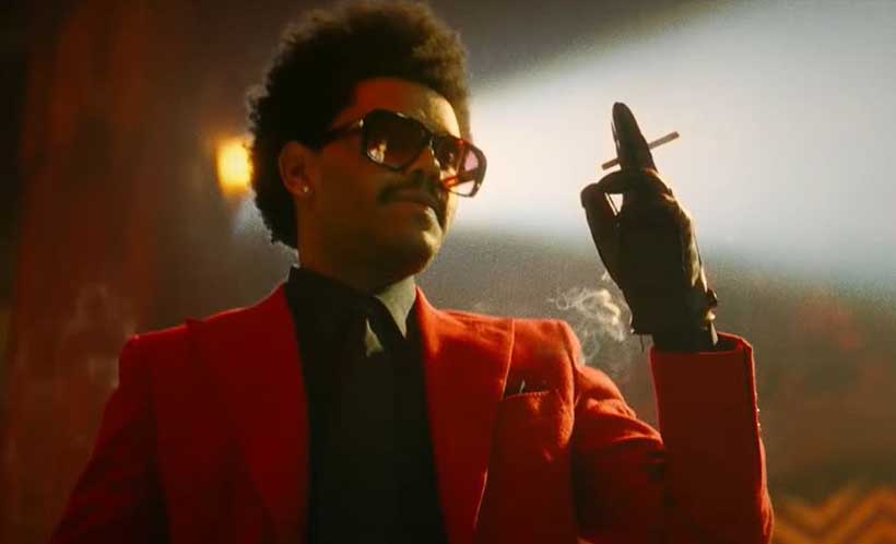 The Weeknd performed