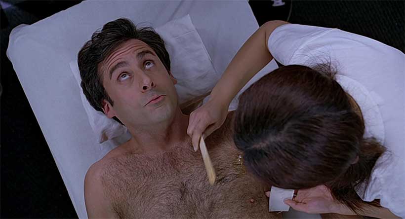 The-40-Year-Old-Virgin-chest-wax-scene-2005 The 40-Year-Old Virgin chest wax scene - 2005